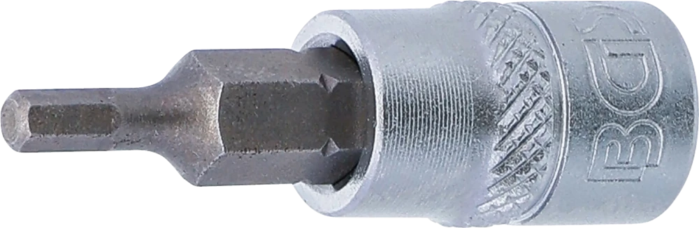Bit-Einsatz, Antrieb Innenvierkant 6,3 mm (1/4"), Innensechskant 3 mm