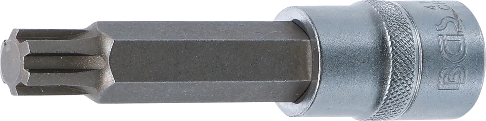 Bit-Einsatz, Länge 100 mm, Antrieb Innenvierkant 12,5 mm (1/2"), Keil-Profil (für RIBE) M13
