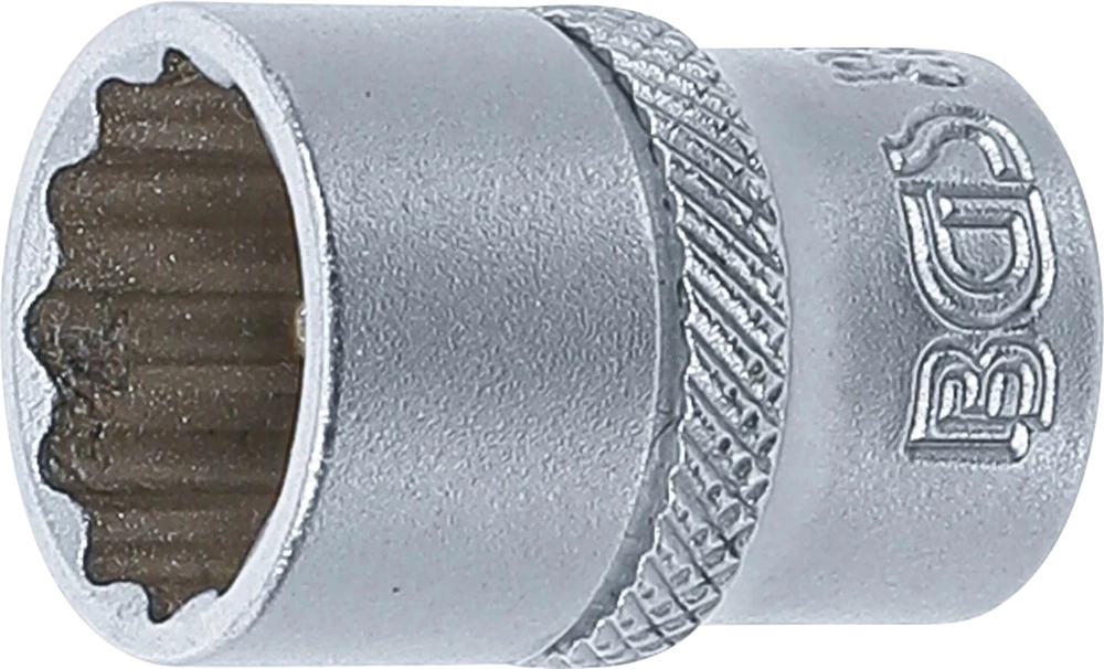 Steckschlüssel-Einsatz Zwölfkant, Antrieb Innenvierkant 6,3 mm (1/4"), SW 13 mm