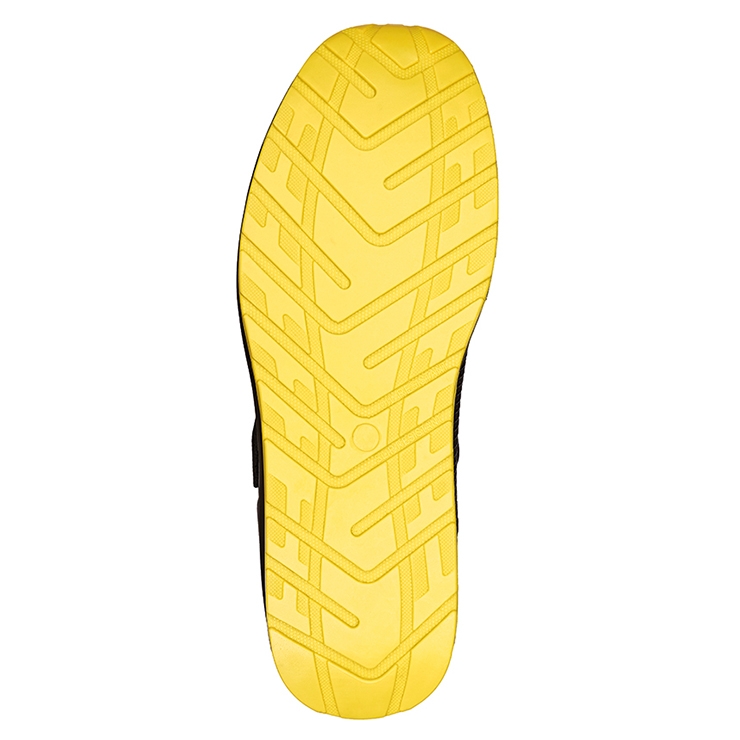 teXXor® S1PS-Sicherheitsklettsandalen schwarz/gelb