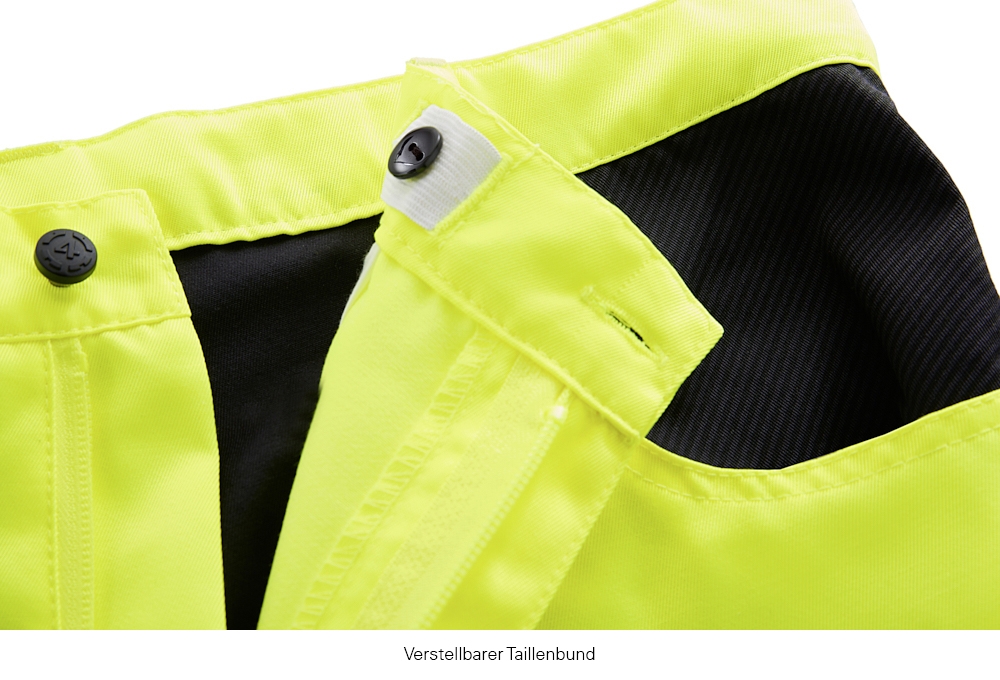 4PROTECT® Warnschutz-Bundhose TENNESSEE leuchtgelb/grau