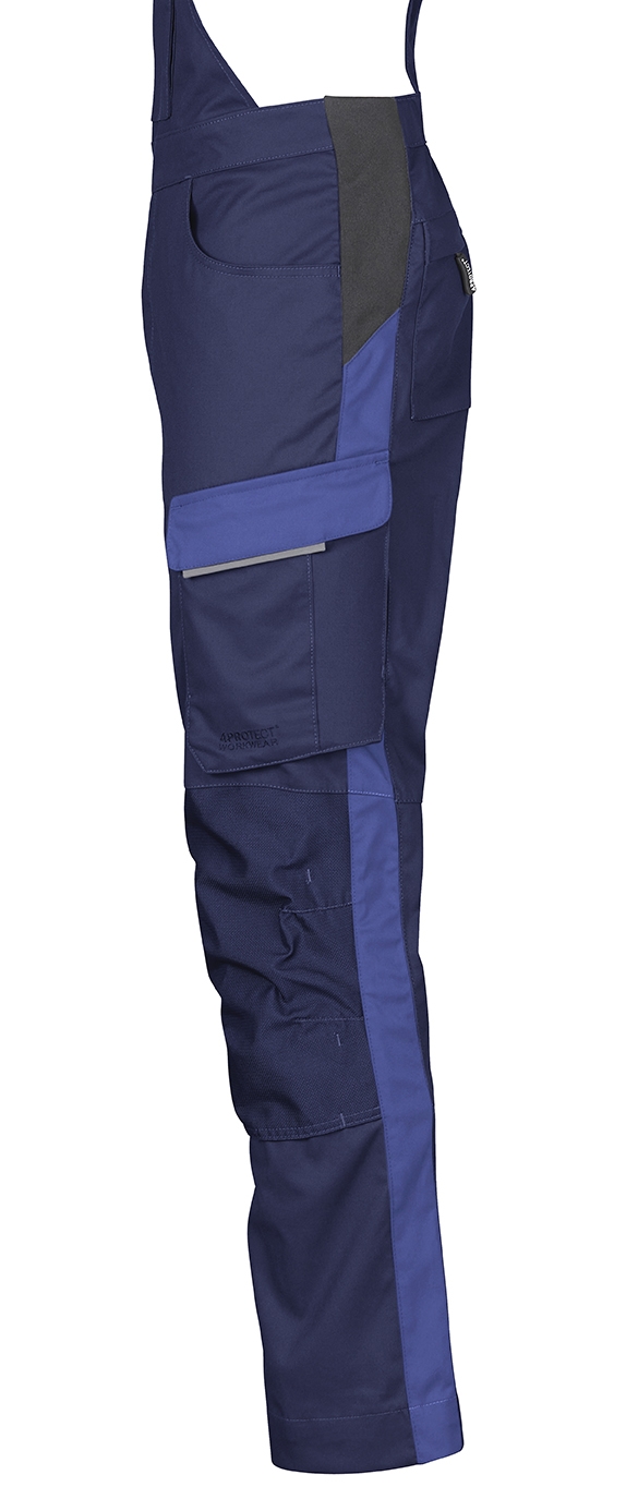 4PROTECT® Workwear Latzhose navy/royal