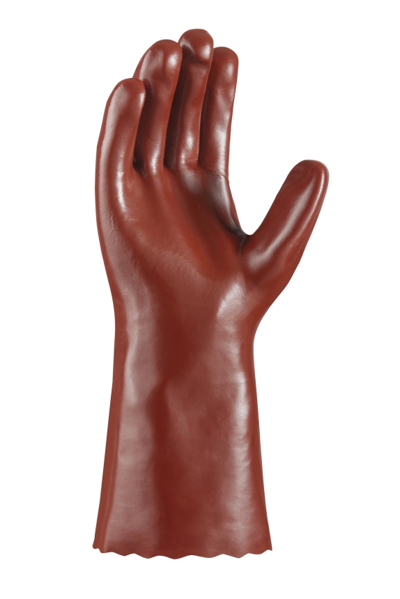 teXXor® PVC-Handschuhe ROTBRAUN rotbraun