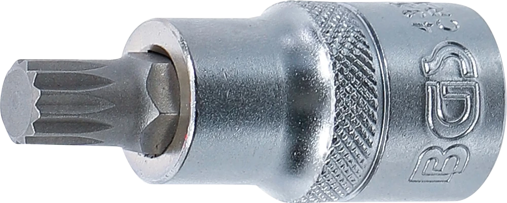 Bit-Einsatz, Antrieb Innenvierkant 12,5 mm (1/2"), Innenvielzahn (für XZN) M10