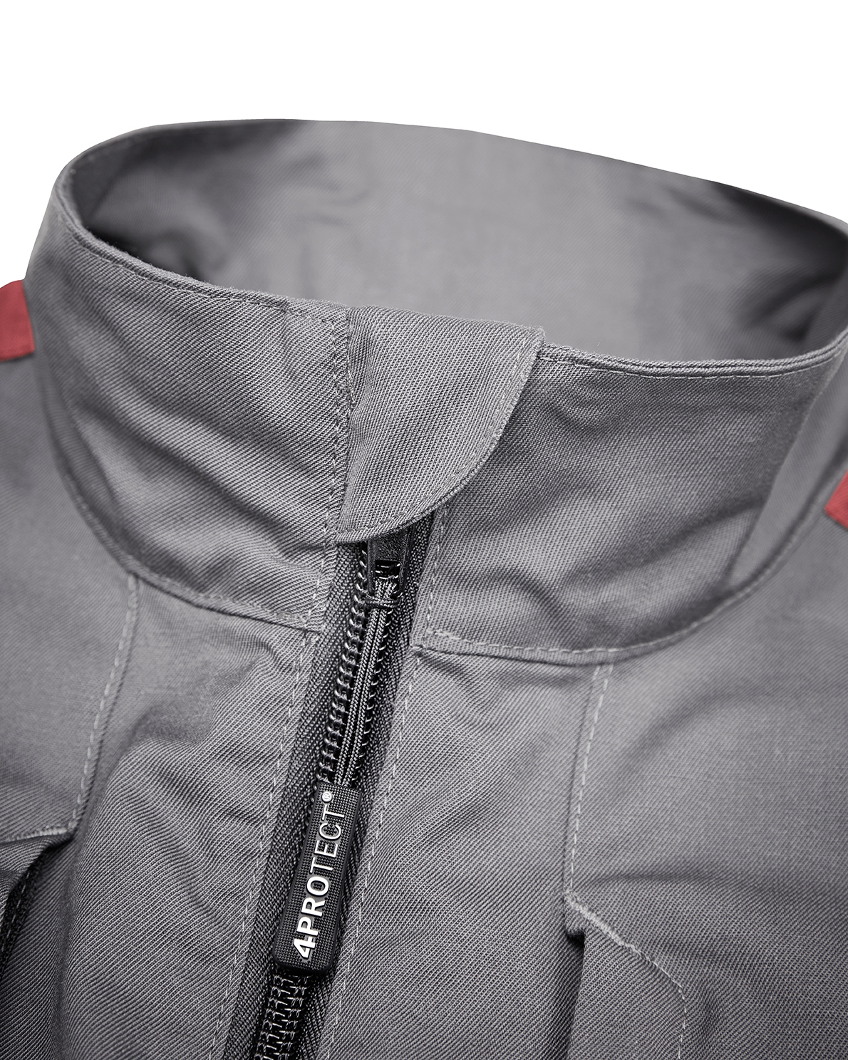 4PROTECT® Workwear Bundjacke grau/rot