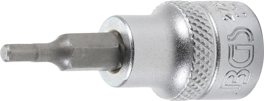 Bit-Einsatz, Antrieb Innenvierkant 10 mm (3/8"), Innensechskant 1/8"