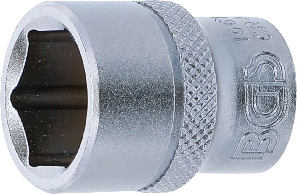 Steckschlüssel-Einsatz Sechskant, Antrieb Innenvierkant 10 mm (3/8"), SW 15 mm