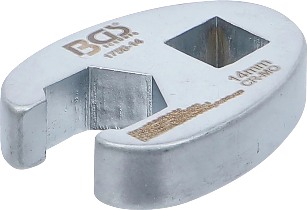 Hahnenfußschlüssel, Antrieb Innenvierkant 10 mm (3/8"), SW 14 mm