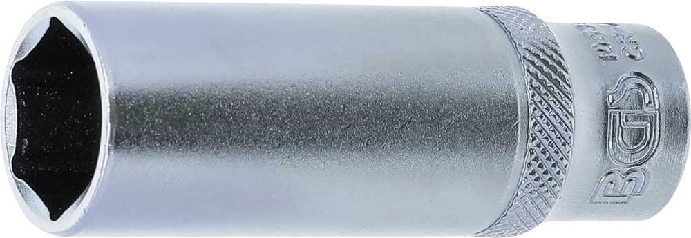 Steckschlüssel-Einsatz Sechskant, tief, Antrieb Innenvierkant 10 mm (3/8"), SW 16 mm