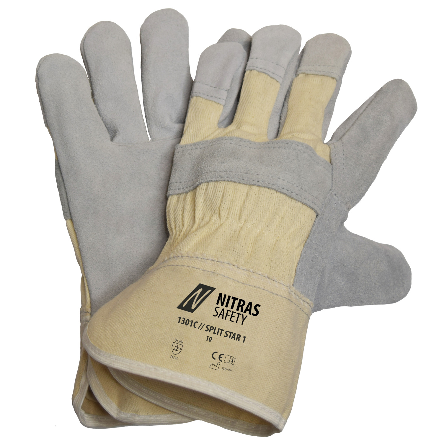 Handschuh SPLIT STAR 1 Rindspaltlederhandschuhe