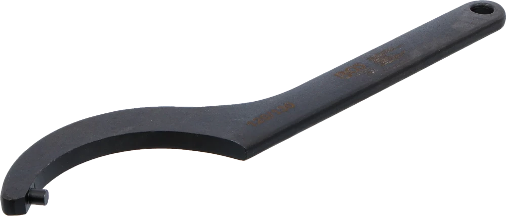 Hakenschlüssel mit Zapfen, 120 - 130 mm