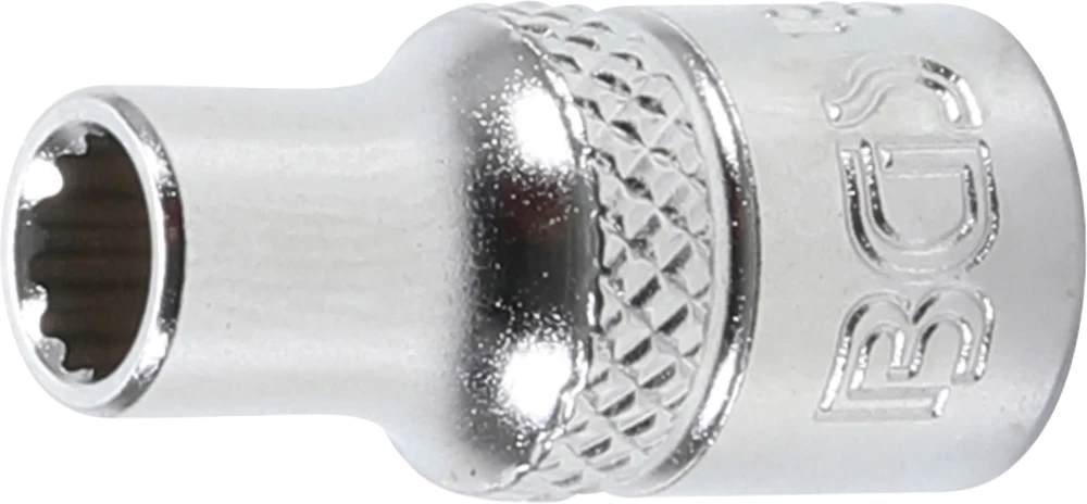 Steckschlüssel-Einsatz Zwölfkant, Antrieb Innenvierkant 6,3 mm (1/4"), SW 5 mm
