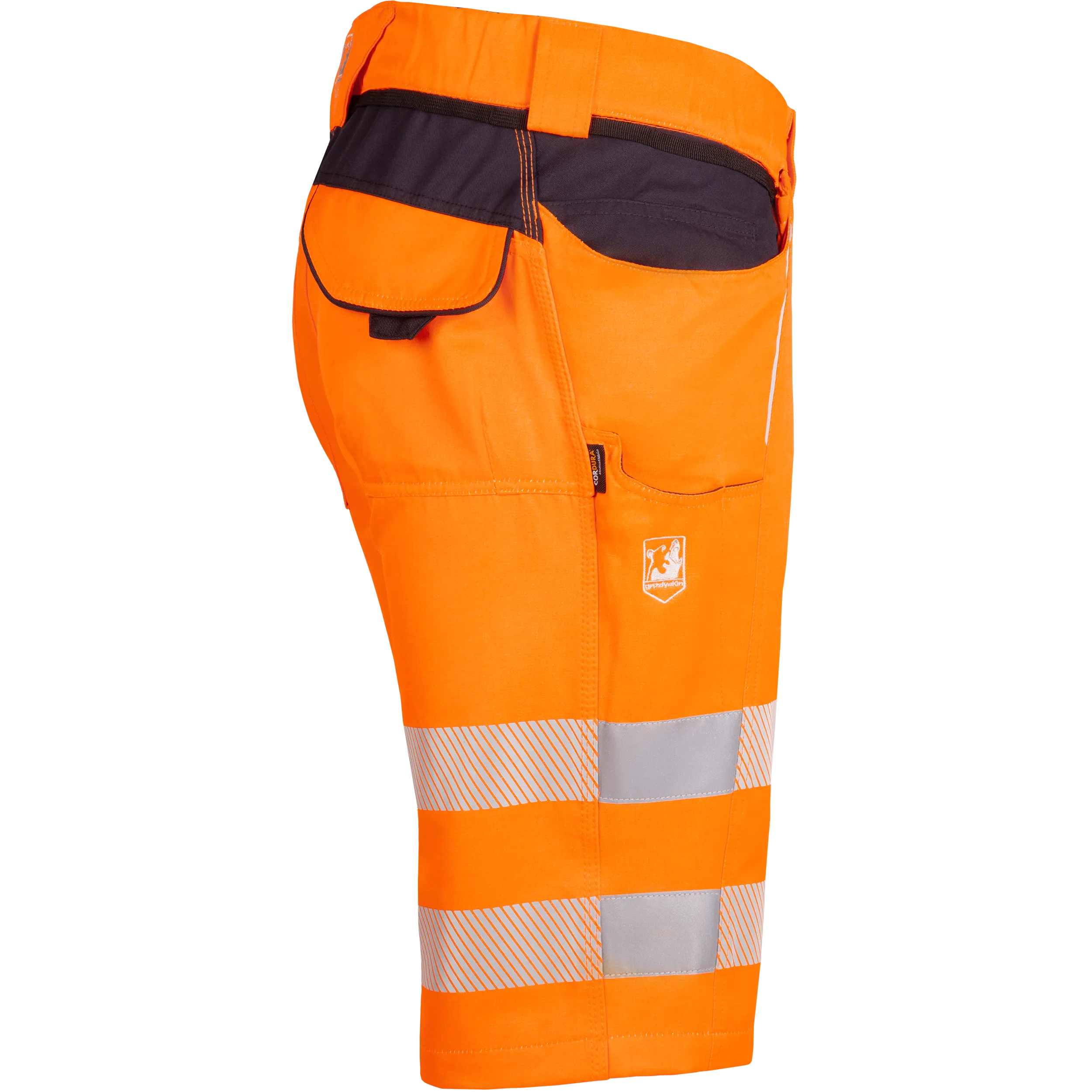 Arbeitsshorts "Grizzlyskin Warnschutz" aus Lyocell & Cordura®
