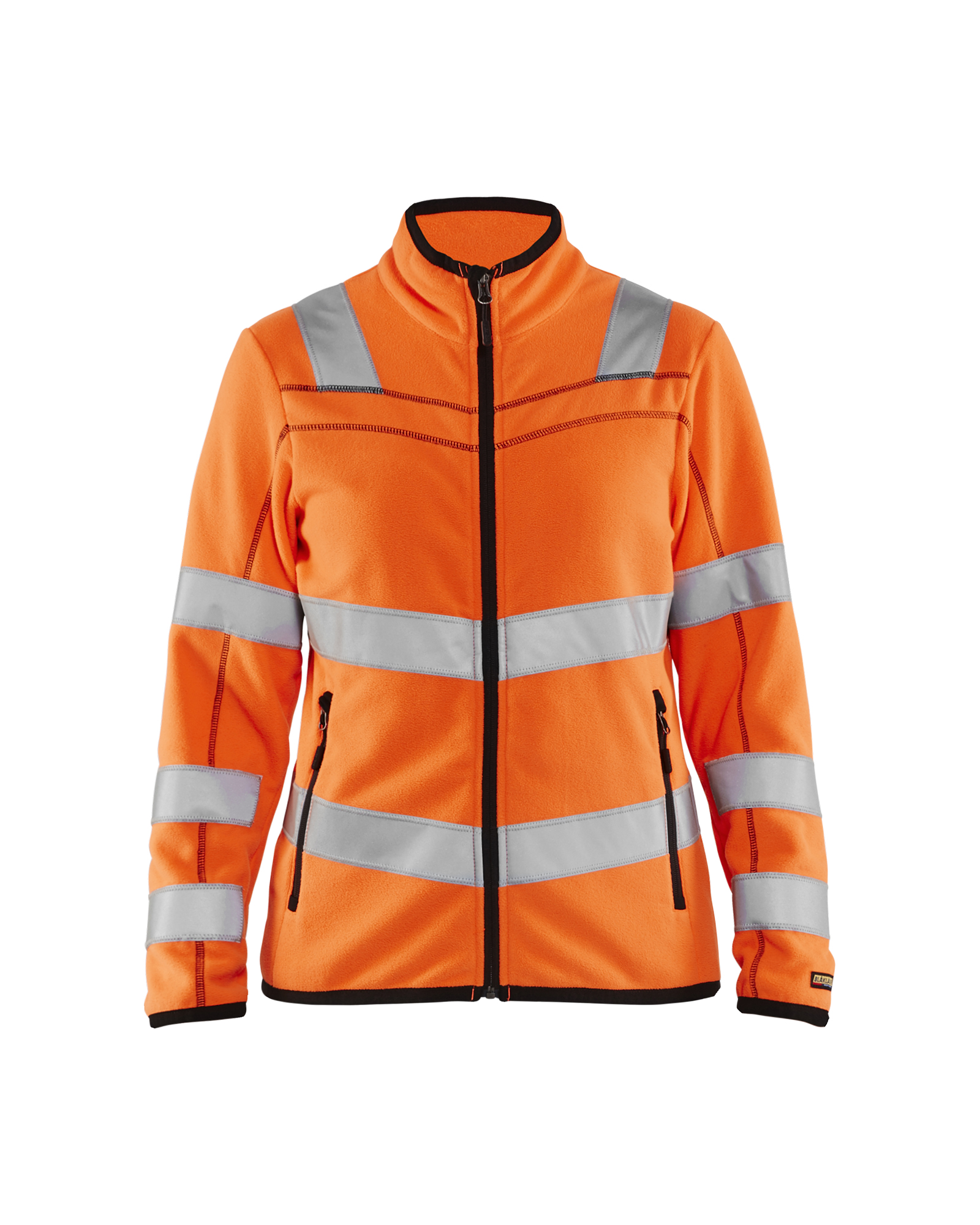 Damen High Vis Microfleece Jacke