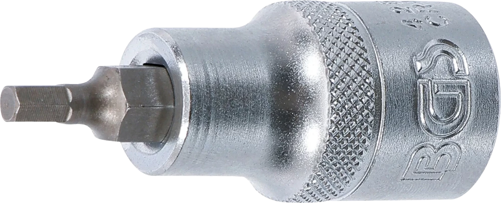 Bit-Einsatz, Antrieb Innenvierkant 12,5 mm (1/2"), Innensechskant 4 mm
