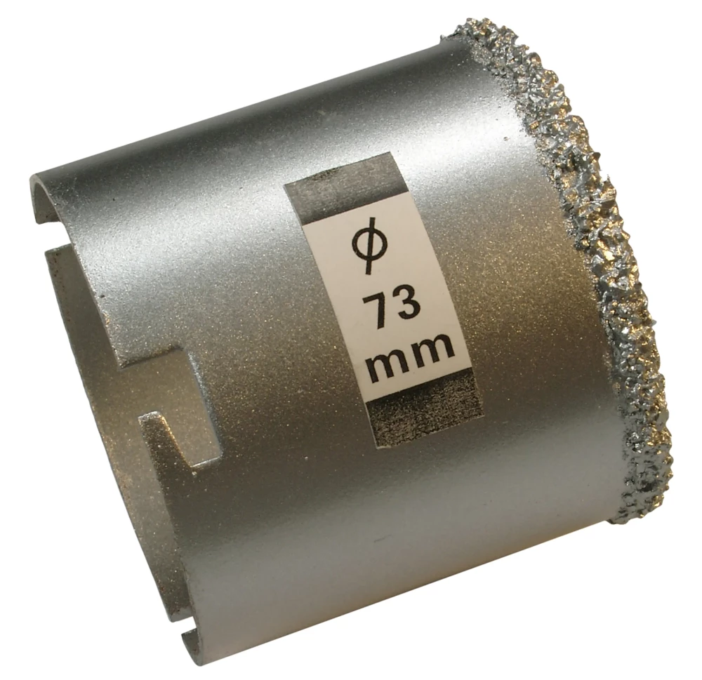 Bohrkrone für Fliesenlochbohrer, Ø 73 mm